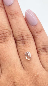 0.77ct | Fancy Light Brown VS-SI Oval Shape Rose Cut Diamond - Modern Rustic Diamond