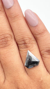 2.78ct | Rustic  Shield Shape Step Cut Diamond - Modern Rustic Diamond