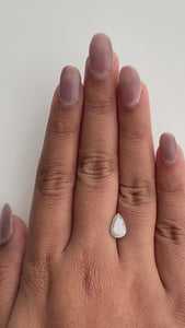 1.81ct | Salt & Pepper Pear Shape Brilliant Cut Diamond - Modern Rustic Diamond
