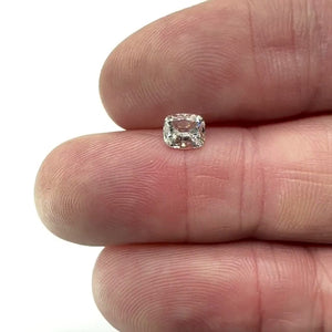0.45ct | D-E/SI Cushion Shape Old Mine Cut Diamond - Modern Rustic Diamond