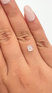 1.10ct | Rustic Emerald Shape Step Cut Diamond - Modern Rustic Diamond