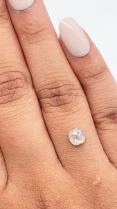 0.87ct | Rustic  Cushion Shape Rose Cut Diamond - Modern Rustic Diamond