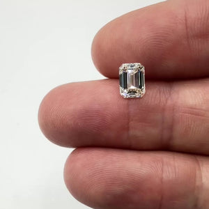 1.70ct | K/VVS2 Emerald Shape Brilliant Cut Diamond (GIA) - Modern Rustic Diamond