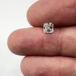 0.91ct | I/VVS1 Asscher Shape Step Cut Diamond (GIA) - Modern Rustic Diamond
