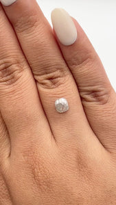 0.75ct | Rustic  Cushion Shape Rose Cut Diamond - Modern Rustic Diamond
