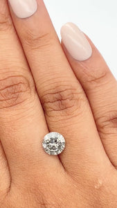 1.69ct | Rustic Round Shape Brilliant Cut Diamond - Modern Rustic Diamond