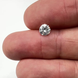 0.70ct | F/I1 Round Shape Brilliant Cut Diamond (GIA) - Modern Rustic Diamond