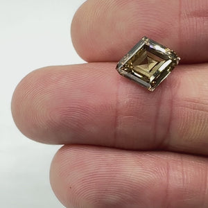 3.25ct | Cognac VS Lozenge Shape Brilliant Cut Diamond - Modern Rustic Diamond