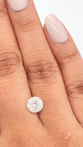 1.54ct | Salt & Pepper Round Shape Rose Cut Diamond - Modern Rustic Diamond