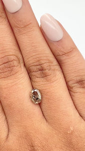 1.39ct | Rustic Oval Shape Brilliant Cut Diamond - Modern Rustic Diamond