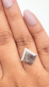 2.31ct | Rustic Kite Shape Rose Cut Diamond - Modern Rustic Diamond