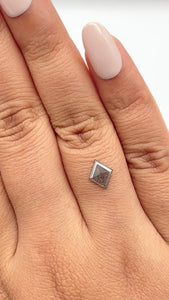 0.75ct | Rustic/ Lozenge Shape Rose Cut Diamond - Modern Rustic Diamond