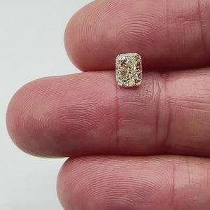 1.06ct | Light Color VS2 Cushion Shape Brilliant Cut Diamond - Modern Rustic Diamond