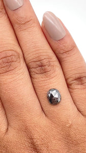 1.10ct | Rustic  Cushion Shape Rose Cut Diamond - Modern Rustic Diamond