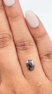 0.86ct | Rustic  Oval Shape Rose Cut Diamond - Modern Rustic Diamond