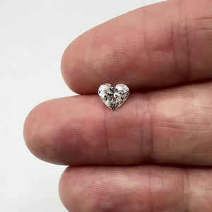 1.20ct | G/SI2 Heart Shape Brilliant Cut Diamond (GIA) - Modern Rustic Diamond