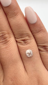 0.97ct | Rustic  Cushion Shape Rose Cut Diamond - Modern Rustic Diamond