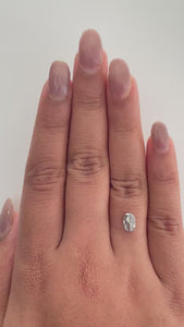1.07ct | Rustic  Oval Shape Rose Cut Diamond - Modern Rustic Diamond
