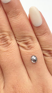 0.86ct | Rustic  Oval Shape Rose Cut Diamond - Modern Rustic Diamond