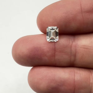 1.71ct | K/VVS1 Emerald Shape Brilliant Cut Diamond (GIA) - Modern Rustic Diamond