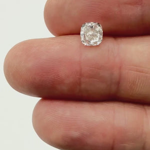 1.30ct | L/VVS2 Cushion Shape Brilliant Cut Diamond (GIA) - Modern Rustic Diamond