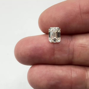 2.01ct | L/VS1 Emerald Shape Brilliant Cut Diamond (GIA) - Modern Rustic Diamond