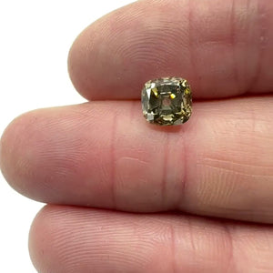 2.01ct | Champagne VVS Cushion Shape Old Mine Cut Diamond - Modern Rustic Diamond