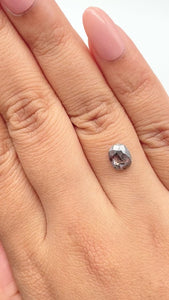 1.26ct | Rustic Oval Shape Rose Cut Diamond - Modern Rustic Diamond