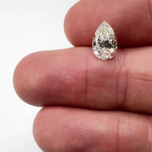 1.71ct | K/VS1 Pear Shape Brilliant Cut Diamond (GIA) - Modern Rustic Diamond