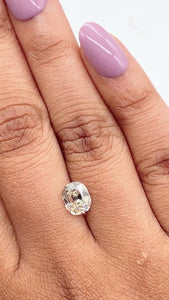 1.56ct | M, Faint Brown/VS2 Oval Shape Old Mine Cut Diamond (GIA) - Modern Rustic Diamond