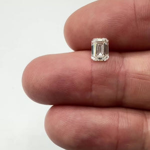 1.20ct | K/VVS2 Emerald Shape Brilliant Cut Diamond (GIA) - Modern Rustic Diamond