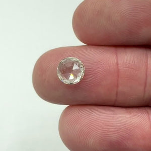 1.30ct | J/SI2 Round Shape Rose Cut Diamond (IGI) - Modern Rustic Diamond