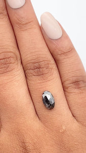 1.14ct | Rustic  Oval Shape Rose Cut Diamond - Modern Rustic Diamond