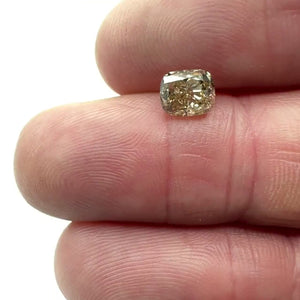 1.27ct | Champagne SI Cushion Shape Brilliant Cut Diamond - Modern Rustic Diamond