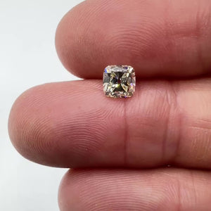 1.11ct | L/VS1 Cushion Shape Old Mine Cut Diamond (GIA) - Modern Rustic Diamond