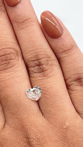 1.14ct | I/VS2 Pear Shape Old Mine Cut Diamond - Modern Rustic Diamond