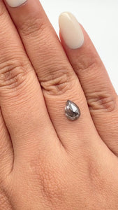 1.48ct | Rustic  Pear Shape Rose Cut Diamond - Modern Rustic Diamond