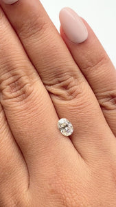 0.91ct | J/VS2 Oval Shape Old Mine Cut Diamond (GIA) - Modern Rustic Diamond