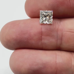 1.65ct | K/VVS2 Princess Shape Brilliant Cut Diamond (GIA) - Modern Rustic Diamond
