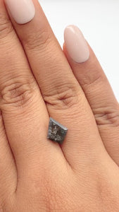 1.64ct | Rustic  Kite Shape Rose Cut Diamond - Modern Rustic Diamond