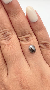 1.08ct | Rustic Oval Shape Rose Cut Diamond - Modern Rustic Diamond