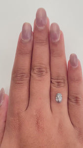 1.51ct | Salt & Pepper Oval Shape Rose Cut Diamond - Modern Rustic Diamond