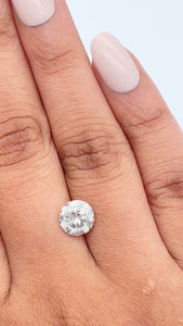 1.66ct | Rustic  Round Shape Brilliant Cut Diamond - Modern Rustic Diamond