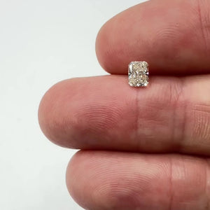 0.60ct | L/VS1 Radiant Shape Brilliant Cut Diamond (GIA) - Modern Rustic Diamond