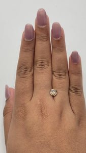 1.53ct | Cognac VS-SI Cushion Shape Old Mine Cut Diamond - Modern Rustic Diamond