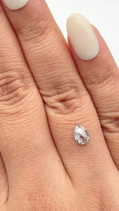 0.74ct | Rustic  Pear Shape Brilliant Cut Diamond - Modern Rustic Diamond