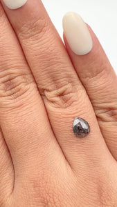0.92ct | Rustic  Pear Shape Rose Cut Diamond - Modern Rustic Diamond