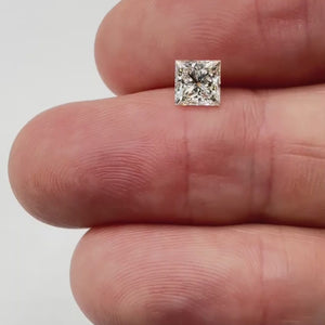 1.02ct | L/VS2 Princess Shape Brilliant Cut Diamond (GIA) - Modern Rustic Diamond