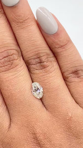 1.23ct | L/SI1 Oval Shape Old Mine Cut Diamond (GIA) - Modern Rustic Diamond