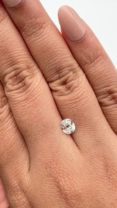 1.03ct | H/VS1 Oval Shape Old Mine Cut Diamond (GIA) - Modern Rustic Diamond
